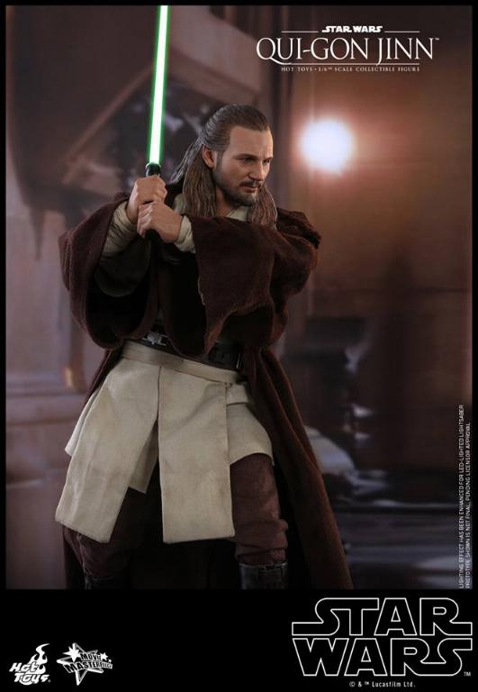 SW Episode I 1/6th Qui-Gon Jinn Collectible Figure HOT TOYS Qui-go15