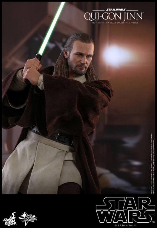 SW Episode I 1/6th Qui-Gon Jinn Collectible Figure HOT TOYS Qui-go16