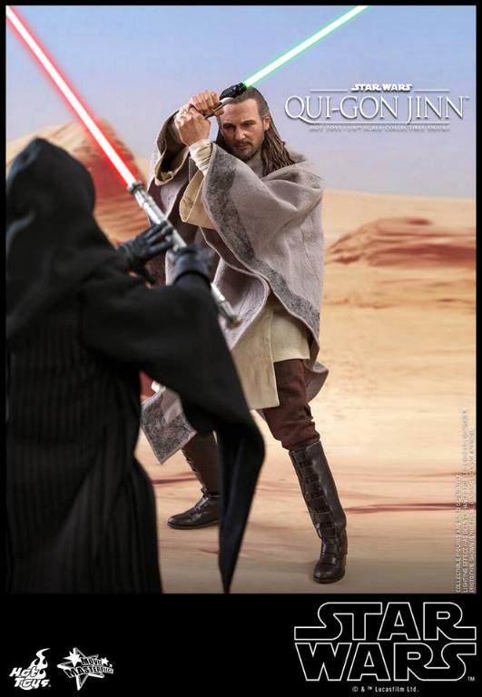 SW Episode I 1/6th Qui-Gon Jinn Collectible Figure HOT TOYS Qui-go17