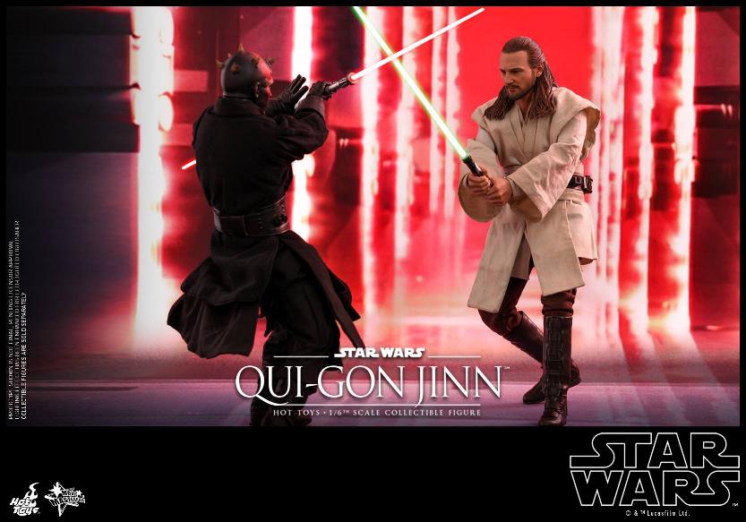 SW Episode I 1/6th Qui-Gon Jinn Collectible Figure HOT TOYS Qui-go18