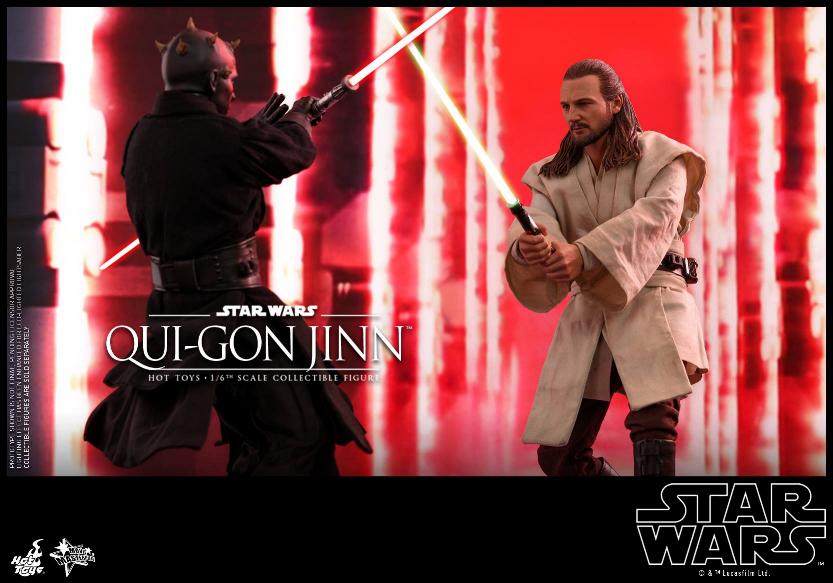 SW Episode I 1/6th Qui-Gon Jinn Collectible Figure HOT TOYS Qui-go19