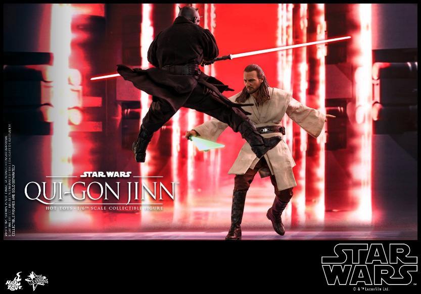 SW Episode I 1/6th Qui-Gon Jinn Collectible Figure HOT TOYS Qui-go20