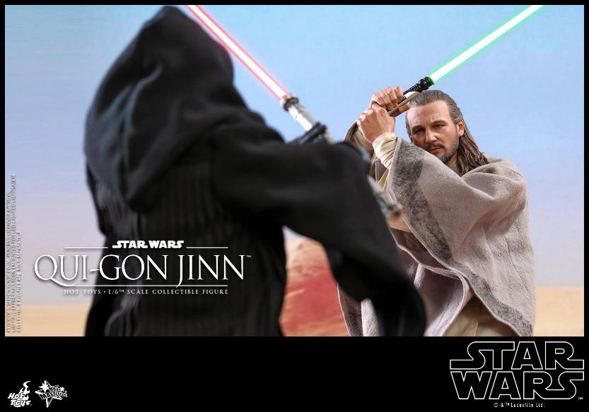 SW Episode I 1/6th Qui-Gon Jinn Collectible Figure HOT TOYS Qui-go24