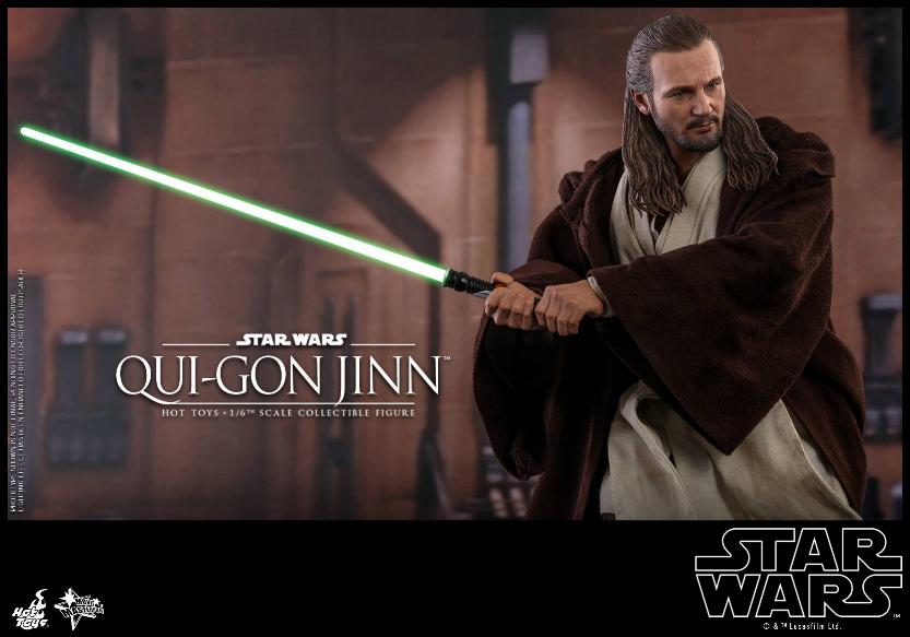 SW Episode I 1/6th Qui-Gon Jinn Collectible Figure HOT TOYS Qui-go25