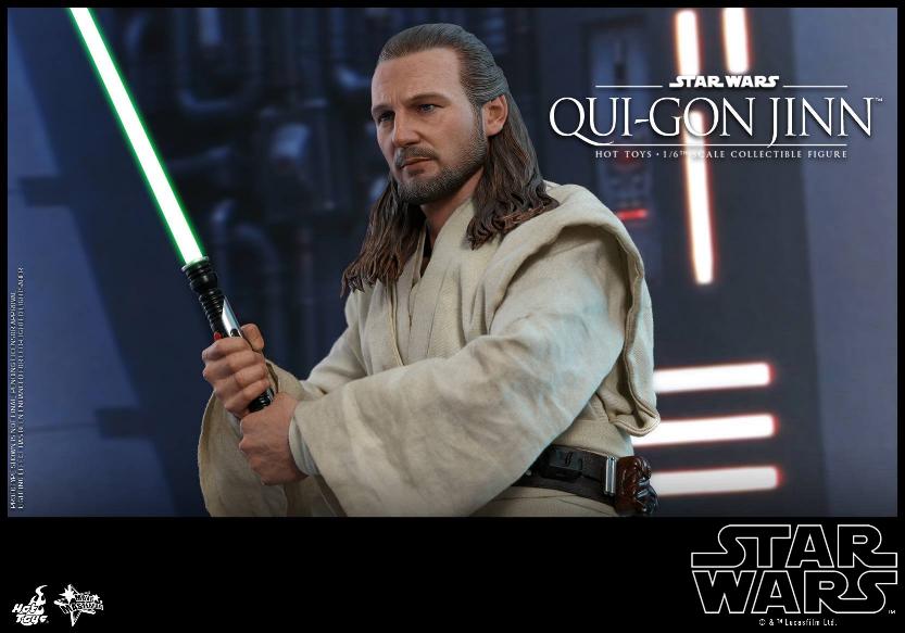 SW Episode I 1/6th Qui-Gon Jinn Collectible Figure HOT TOYS Qui-go27