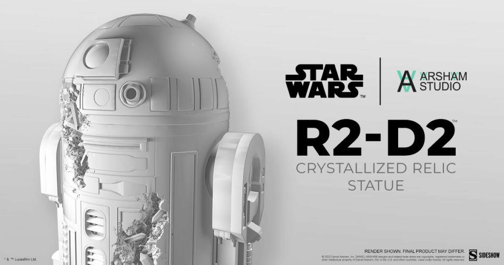 R2-D2 Crystallized Relic Statue - Sideshow Collectibles R2-d2_11