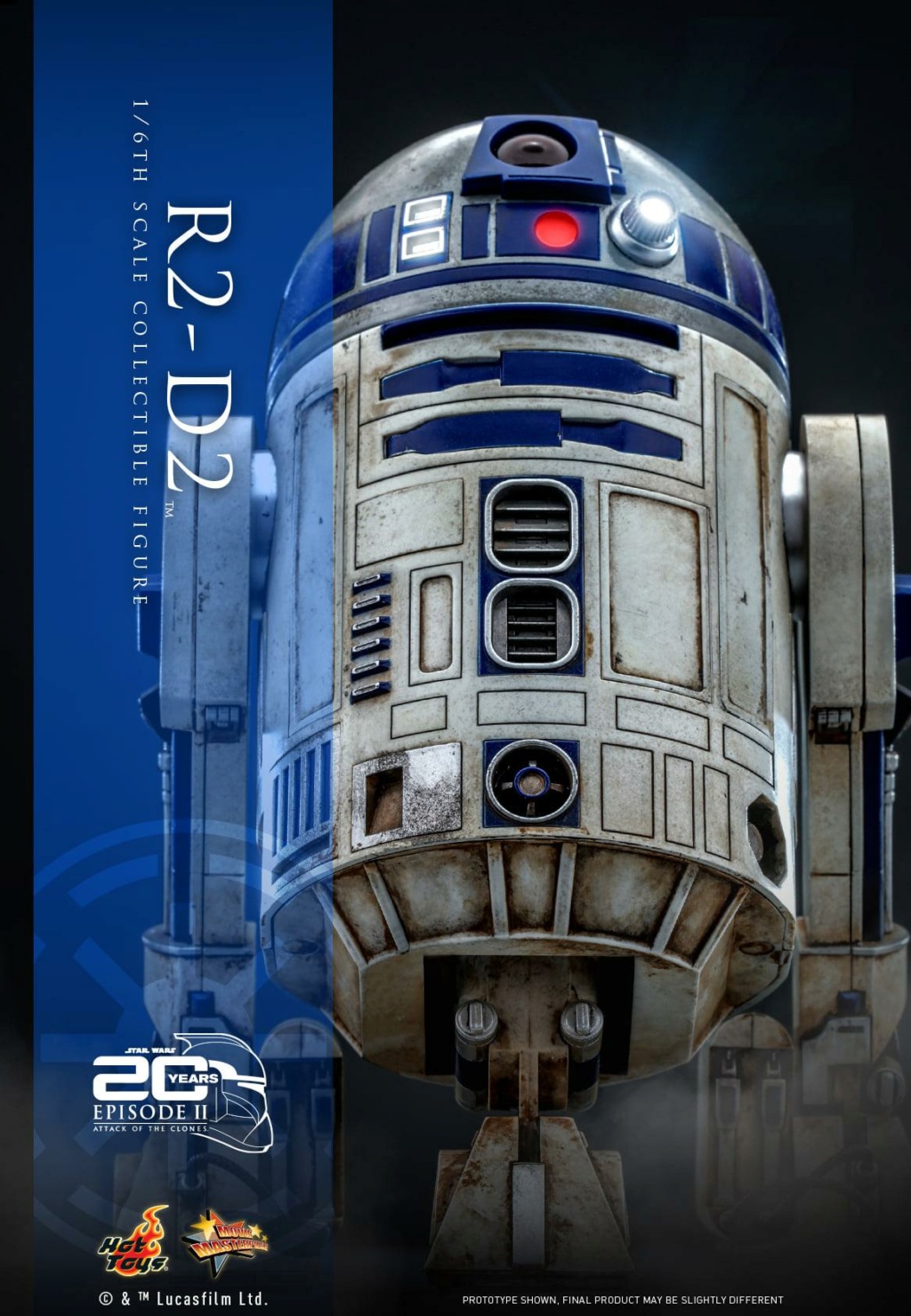 Star Wars Ep. II Attack of the Clones - 1/6th R2-D2 Collectible Hot Toys R2d2_e10