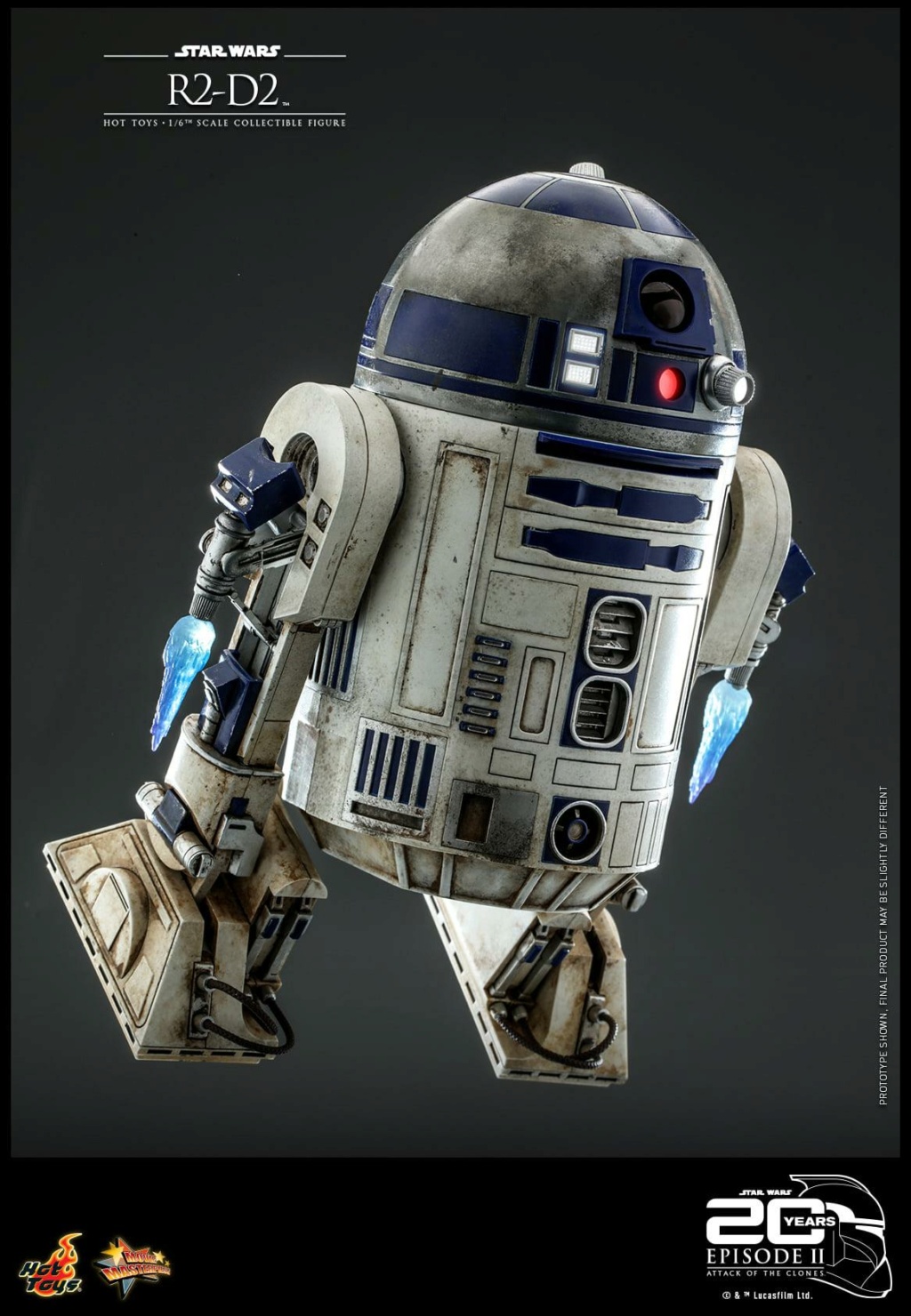 Star Wars Ep. II Attack of the Clones - 1/6th R2-D2 Collectible Hot Toys R2d2_e19