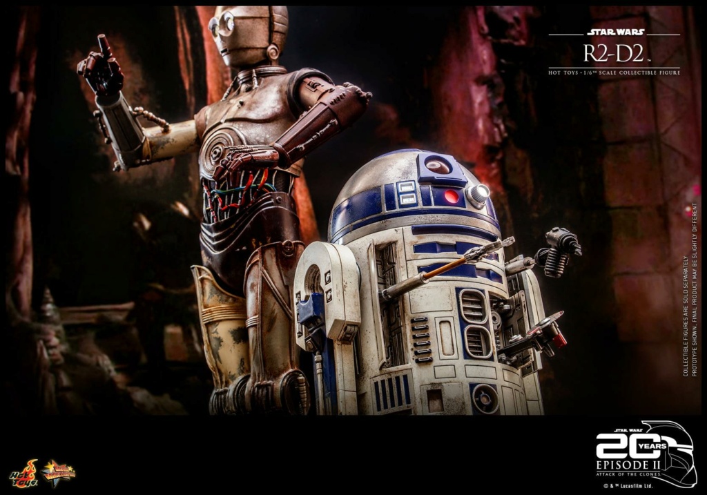 Star Wars Ep. II Attack of the Clones - 1/6th R2-D2 Collectible Hot Toys R2d2_e23