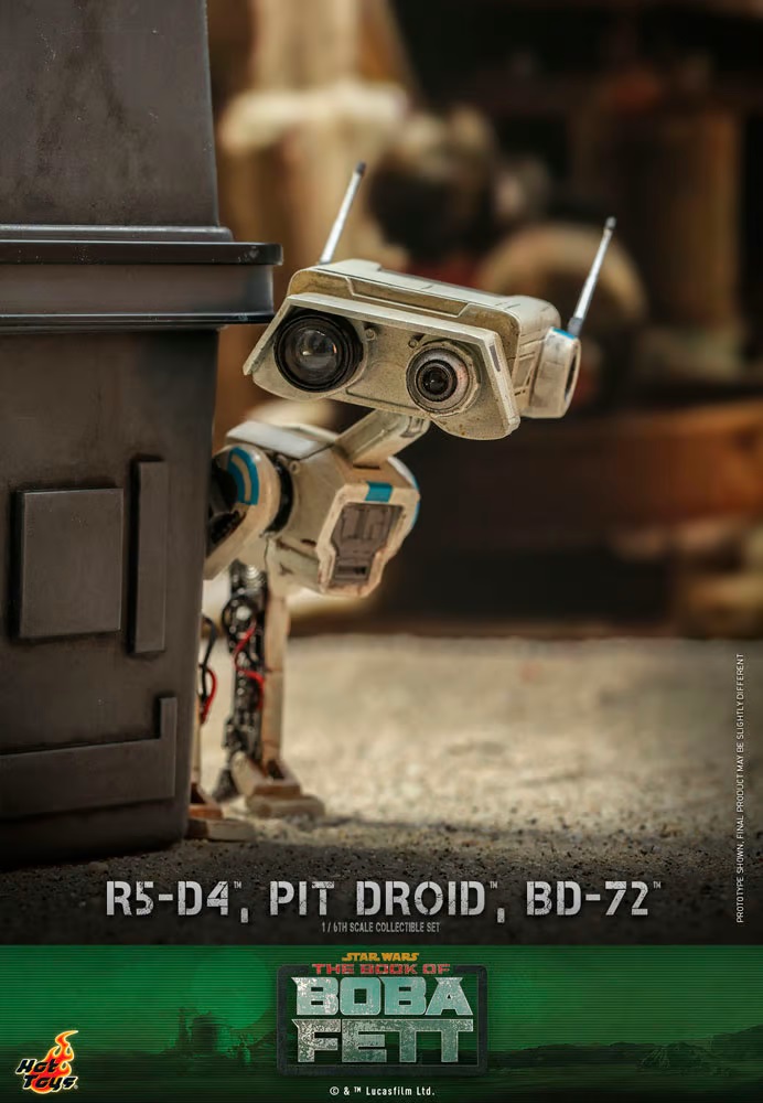 R5-D4, Pit Droid, & BD-72 - Star Wars The Book of Boba Fett - Hot Toys R5-d4-21