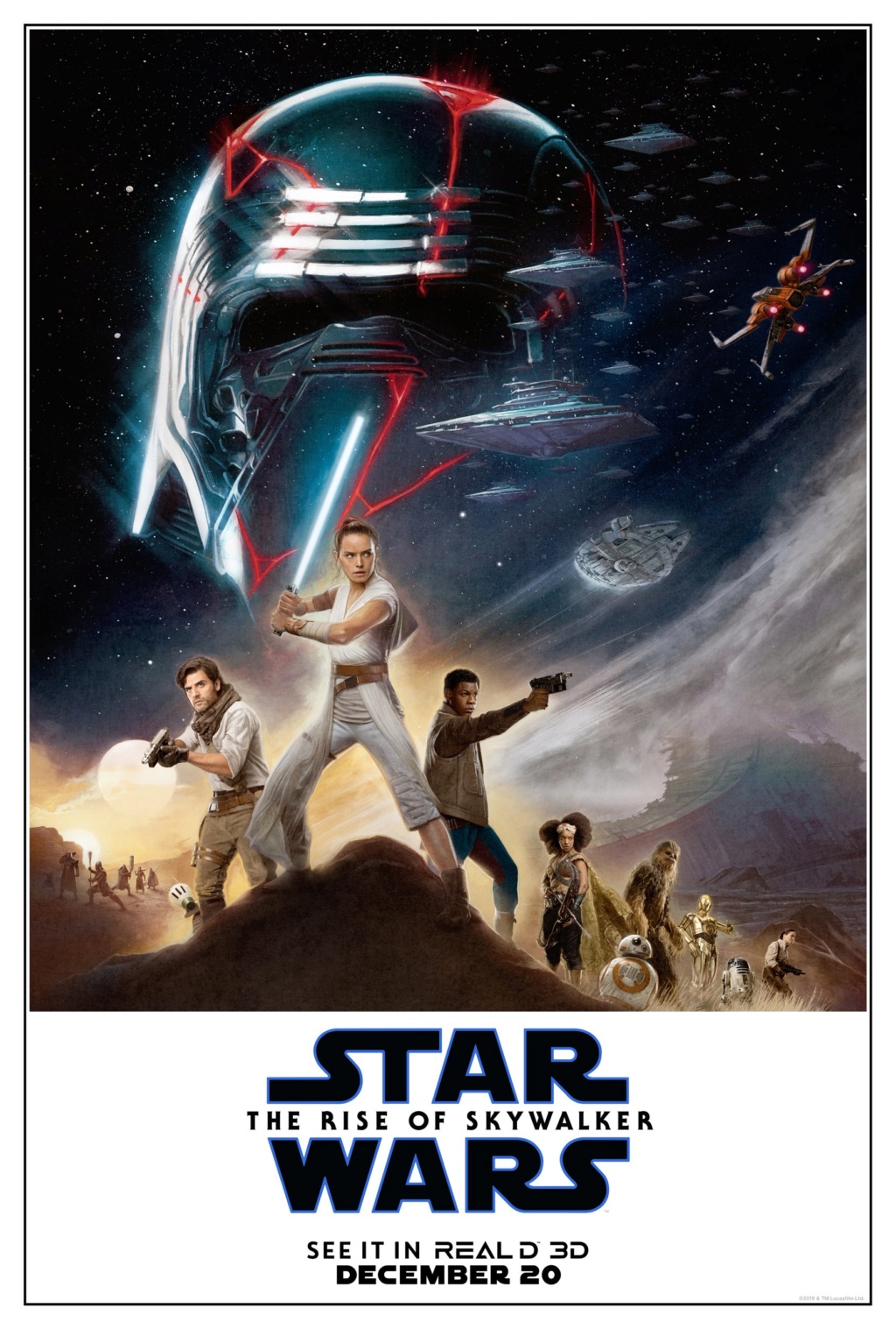 9 - Les posters de Star Wars The Rise Of Skywalker Reald310