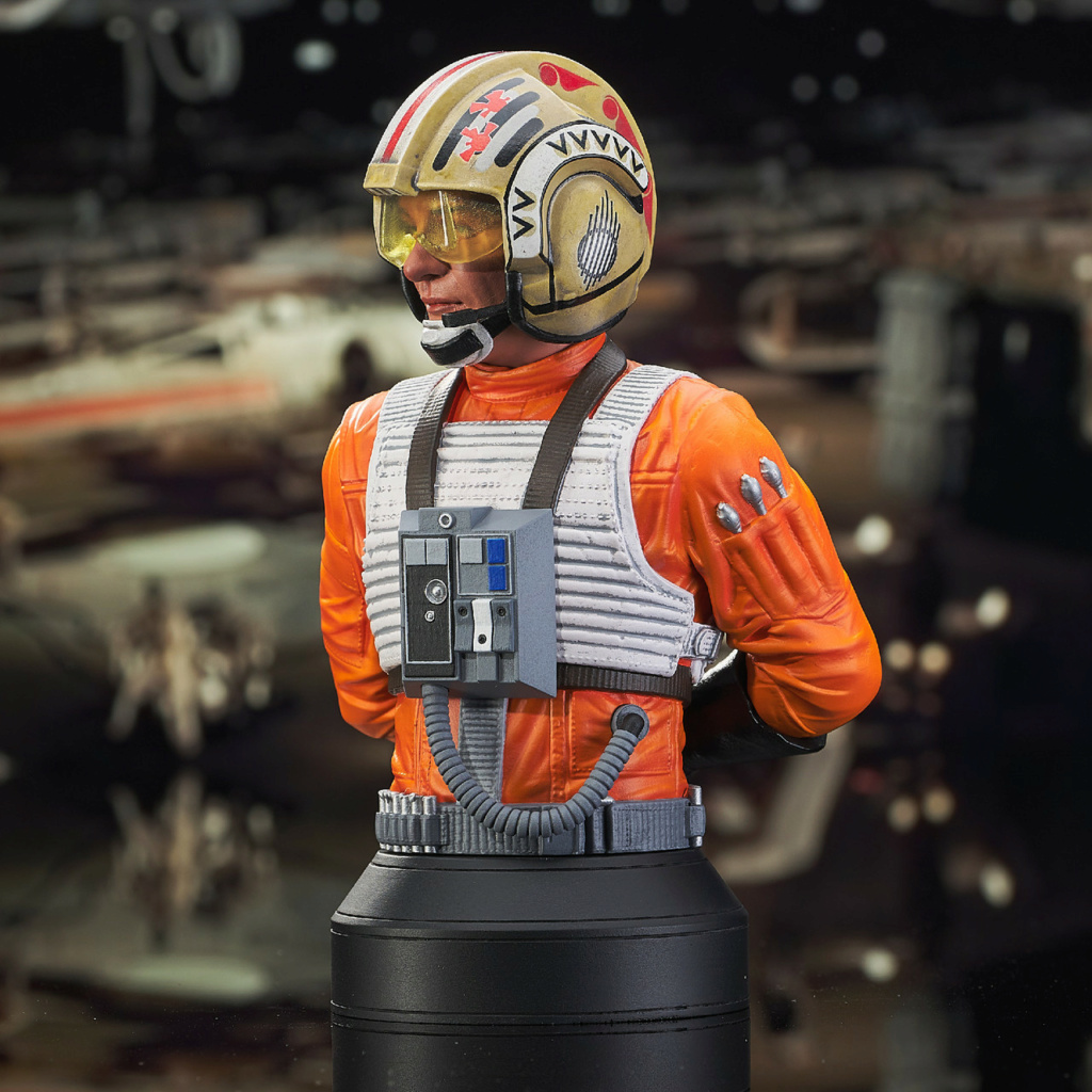 Star Wars: A New Hope - Red Leader Mini Bust - Gentle Giant Red_le26