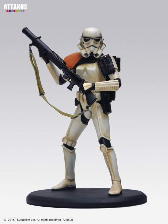 ATTAKUS - Elite Collection Star Wars ANH Sandtrooper Statue Sandtr10