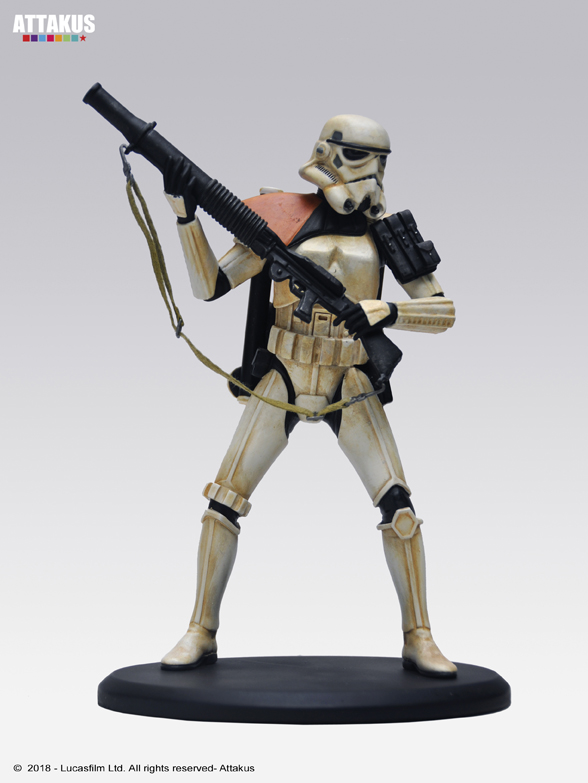 ATTAKUS - Elite Collection Star Wars ANH Sandtrooper Statue Sandtr11