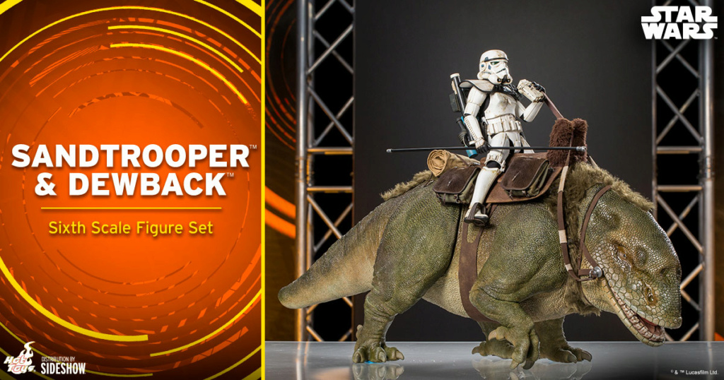 Sandtrooper and Dewback Sixth Scale Figure Set - Hot Toys Sandtr56