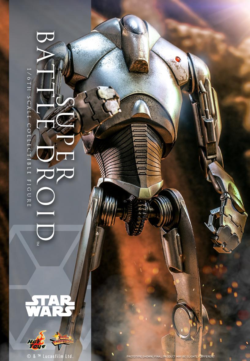 Star Wars Super Battle Droid Collectible Figure - AOTC - Hot Toys Super_12