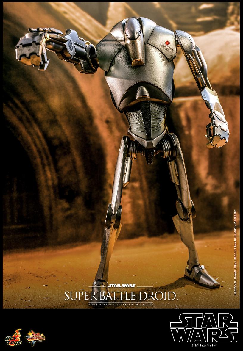 Star Wars Super Battle Droid Collectible Figure - AOTC - Hot Toys Super_14