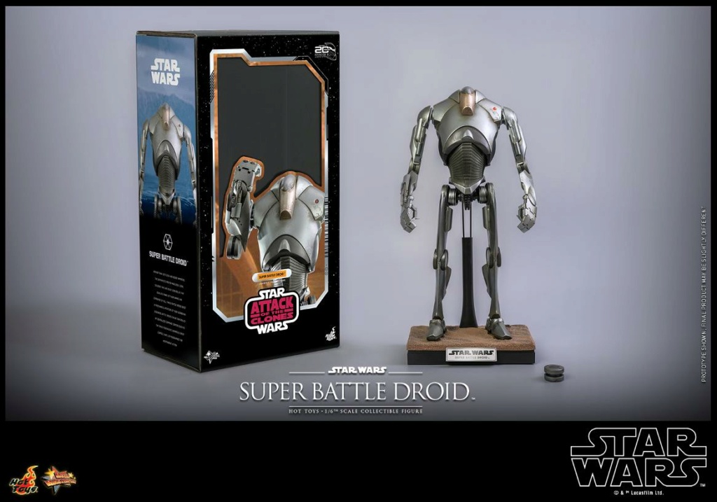 Star Wars Super Battle Droid Collectible Figure - AOTC - Hot Toys Super_16