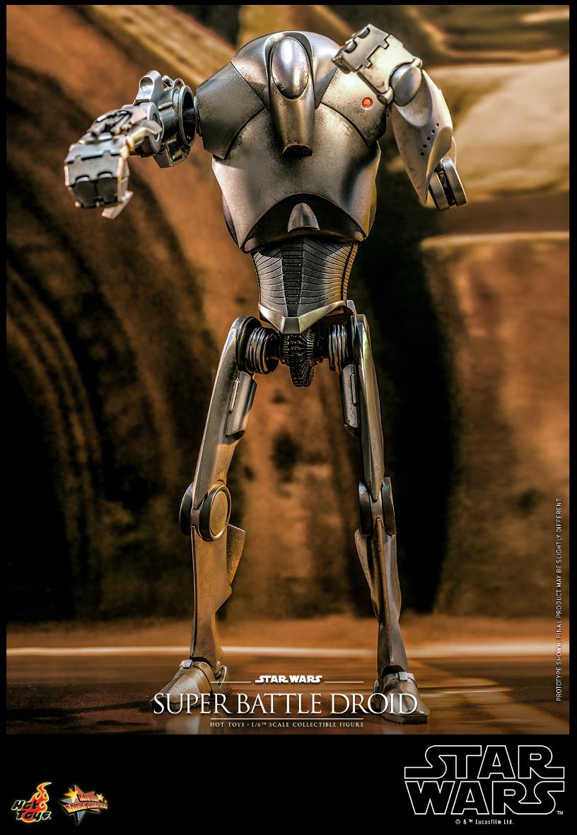 Star Wars Super Battle Droid Collectible Figure - AOTC - Hot Toys Super_18