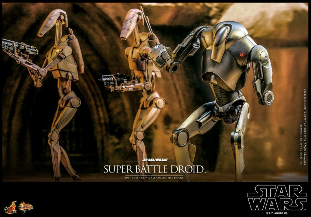Star Wars Super Battle Droid Collectible Figure - AOTC - Hot Toys Super_23