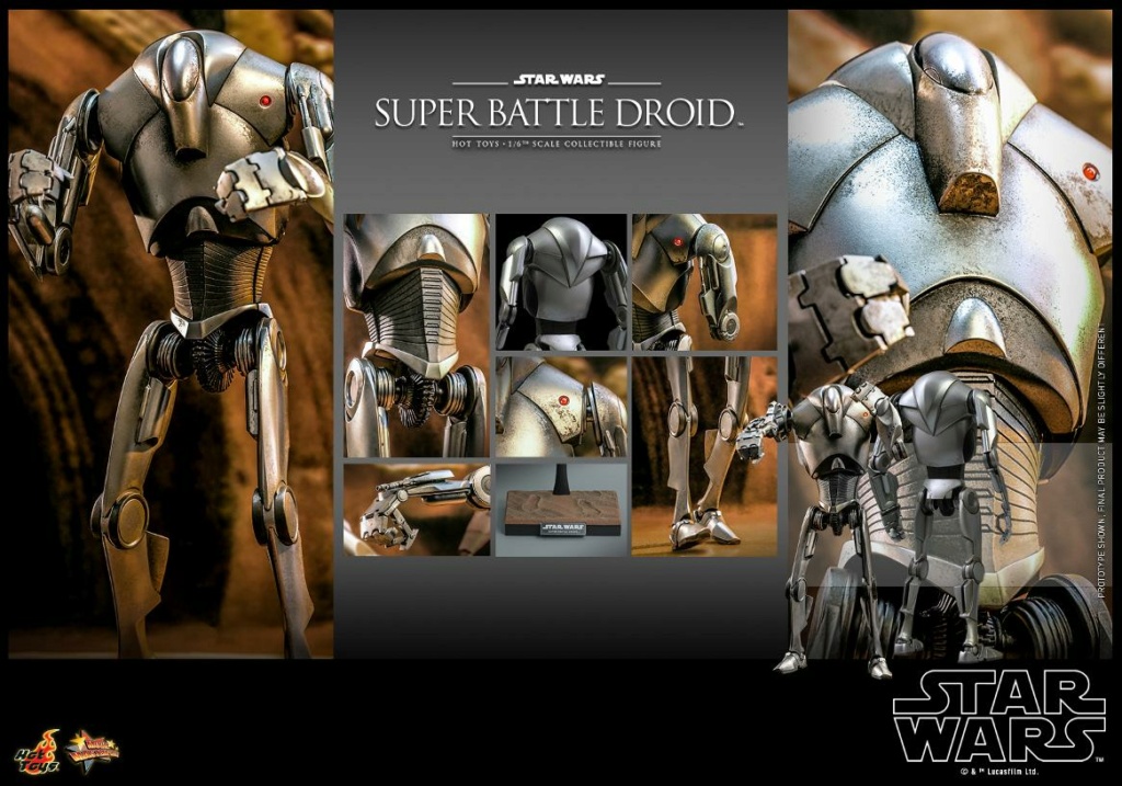 Star Wars Super Battle Droid Collectible Figure - AOTC - Hot Toys Super_26