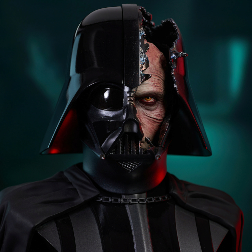 Darth Vader Damaged Helmet Legends in 3D - Gentle Giant Sw_bro15