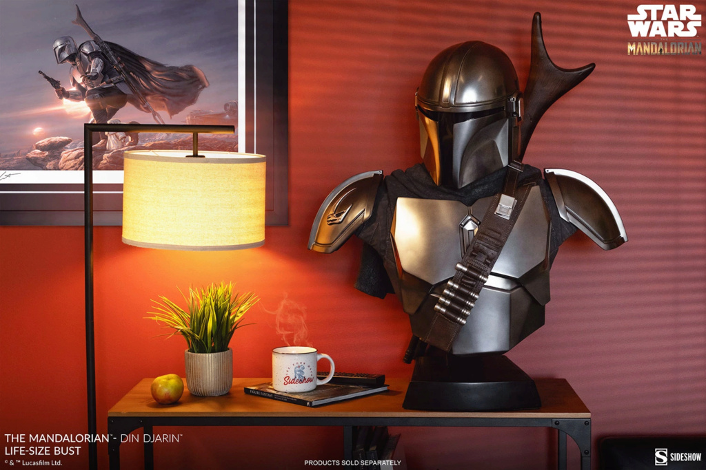 The Mandalorian - Din Djarin Life-Size Bust - Sideshow Collectibles The-ma45