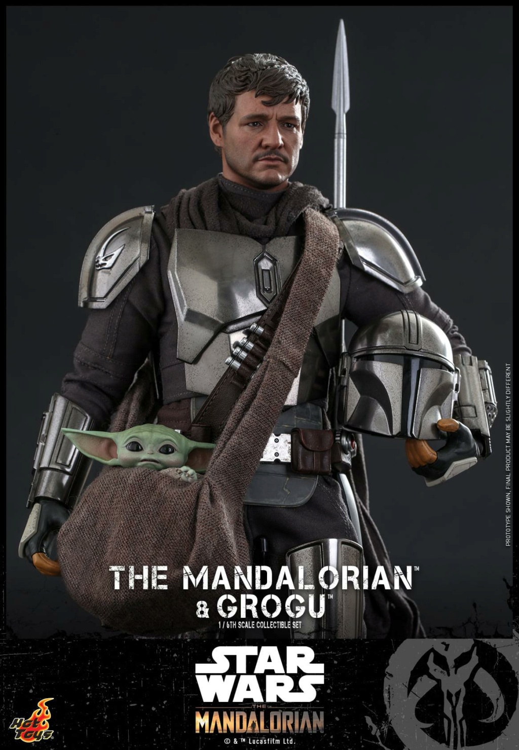 The Mandalorian and Grogu Collectible Set - Hot Toys The_ma60