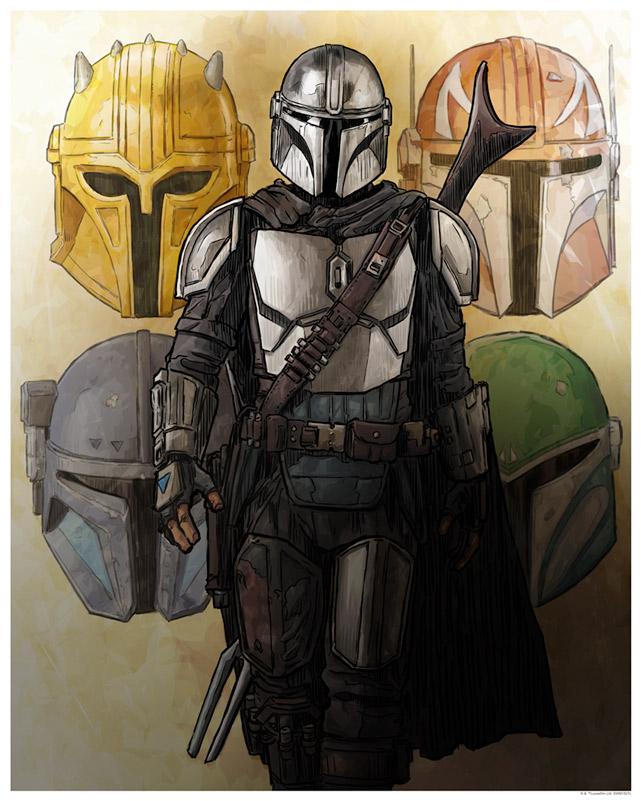 The Way of the Mandalore - Artwork Star Wars - ACME Archives The_wa10