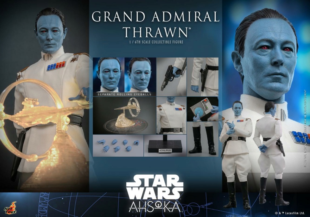 Star Wars: Ahsoka - 1/6th scale Grand Admiral Thrawn Collectible Figure Thrawn75