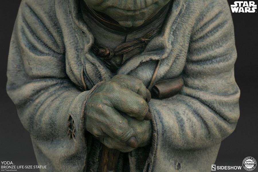 Yoda Bronze Life-Size Statue - Sideshow Collectibles Yoda-b18