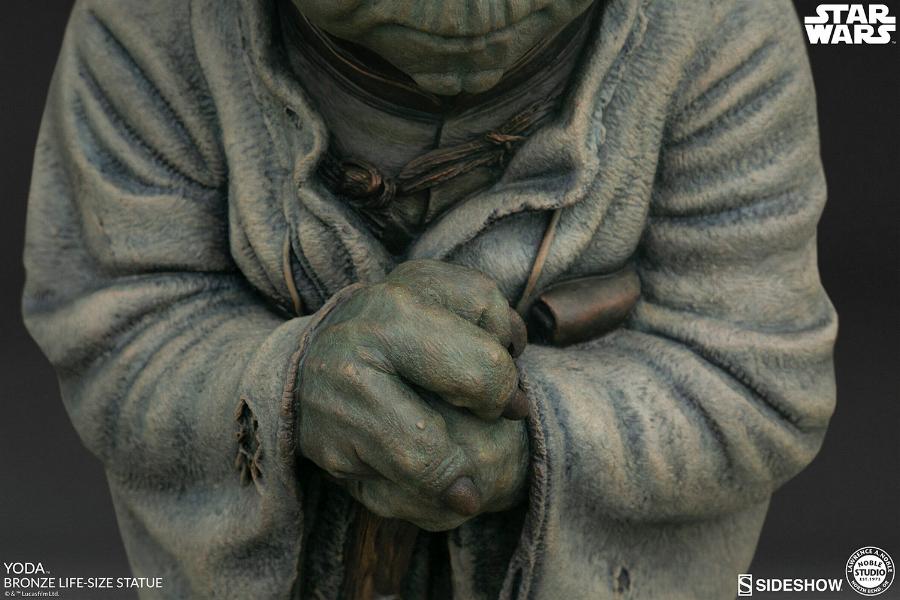 Yoda Bronze Life-Size Statue - Sideshow Collectibles  Yoda-b18