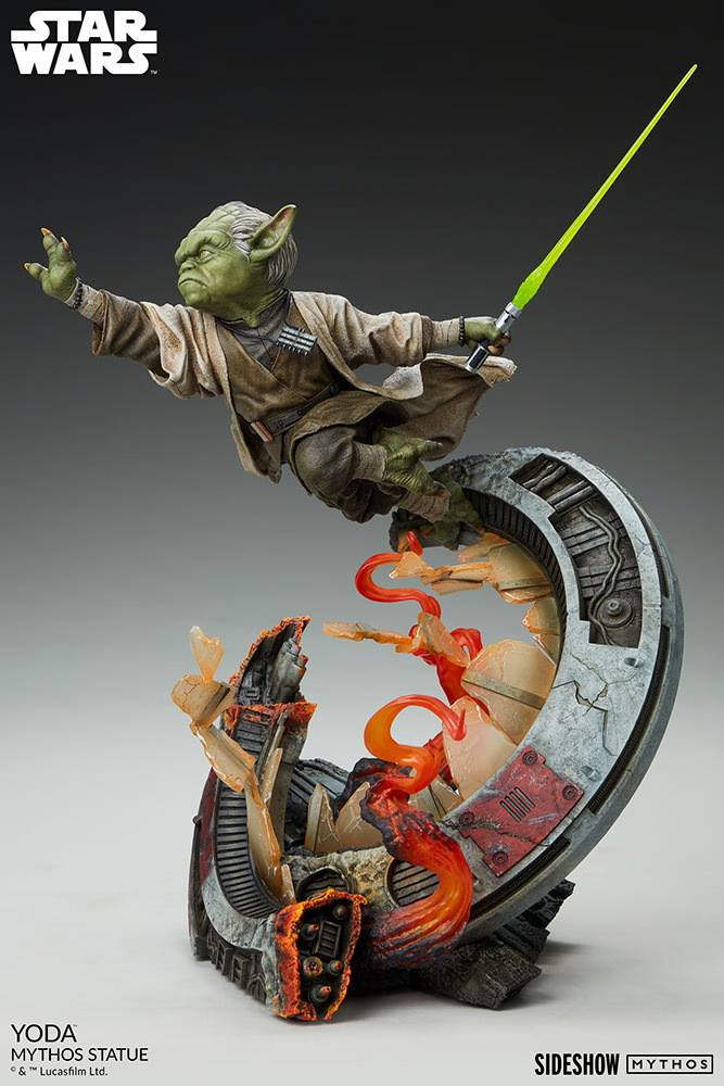 YODA Mythos Statue - Sideshow Collectibles Yoda-m32