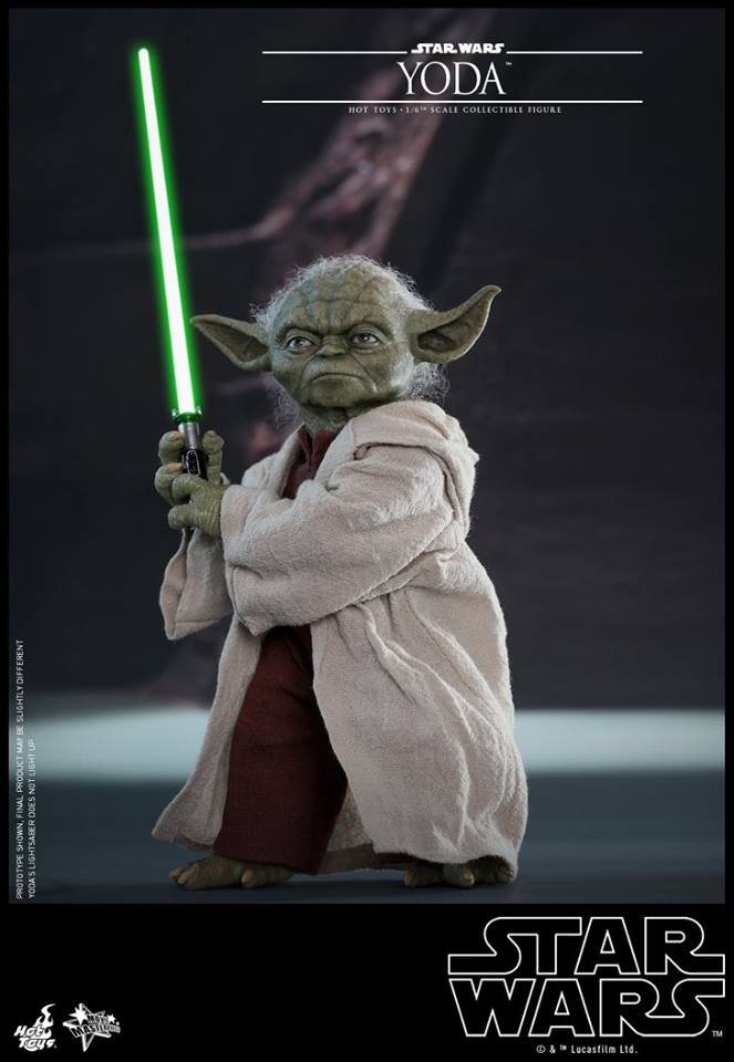 Hot Toys SW EP 2 - 1/6th scale Yoda Collectible Figure. Yoda_e10