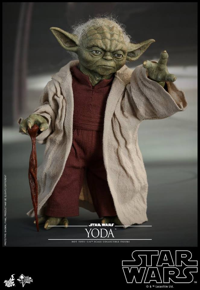 Hot Toys SW EP 2 - 1/6th scale Yoda Collectible Figure. Yoda_e13