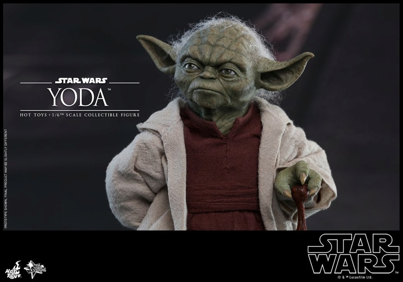 Hot Toys SW EP 2 - 1/6th scale Yoda Collectible Figure. Yoda_e14