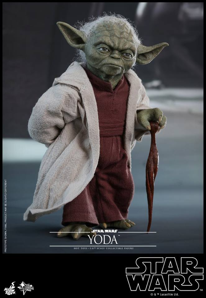 Hot Toys SW EP 2 - 1/6th scale Yoda Collectible Figure. Yoda_e20