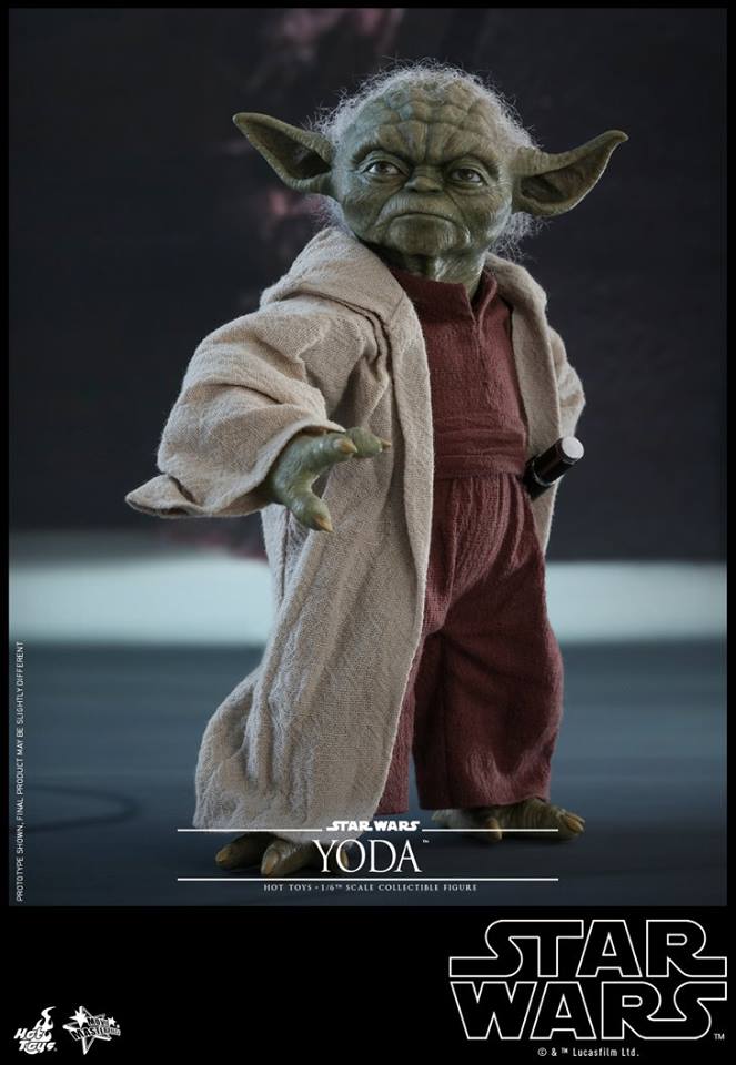 Hot Toys SW EP 2 - 1/6th scale Yoda Collectible Figure. Yoda_e21