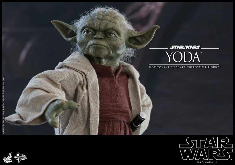 Hot Toys SW EP 2 - 1/6th scale Yoda Collectible Figure. Yoda_e22