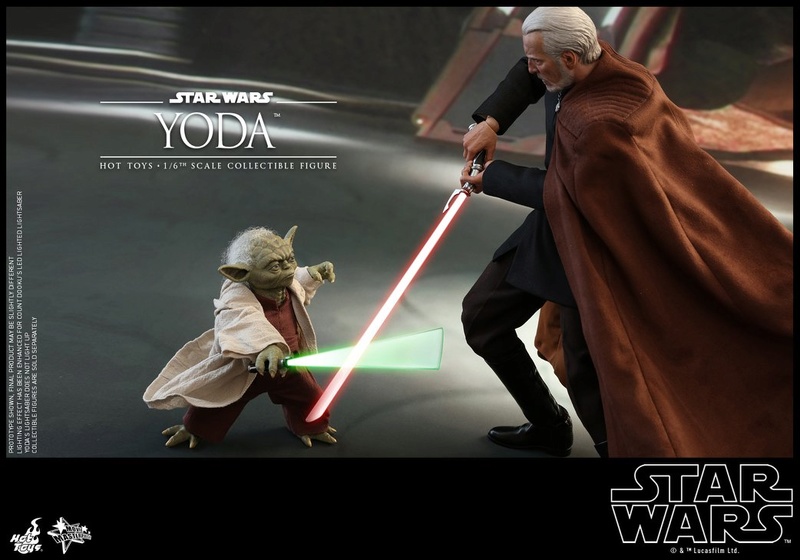 Hot Toys SW EP 2 - 1/6th scale Yoda Collectible Figure. Yoda_e23