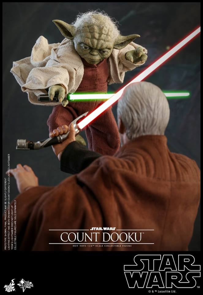 Hot Toys SW EP 2 - 1/6th scale Yoda Collectible Figure. Yoda_e26