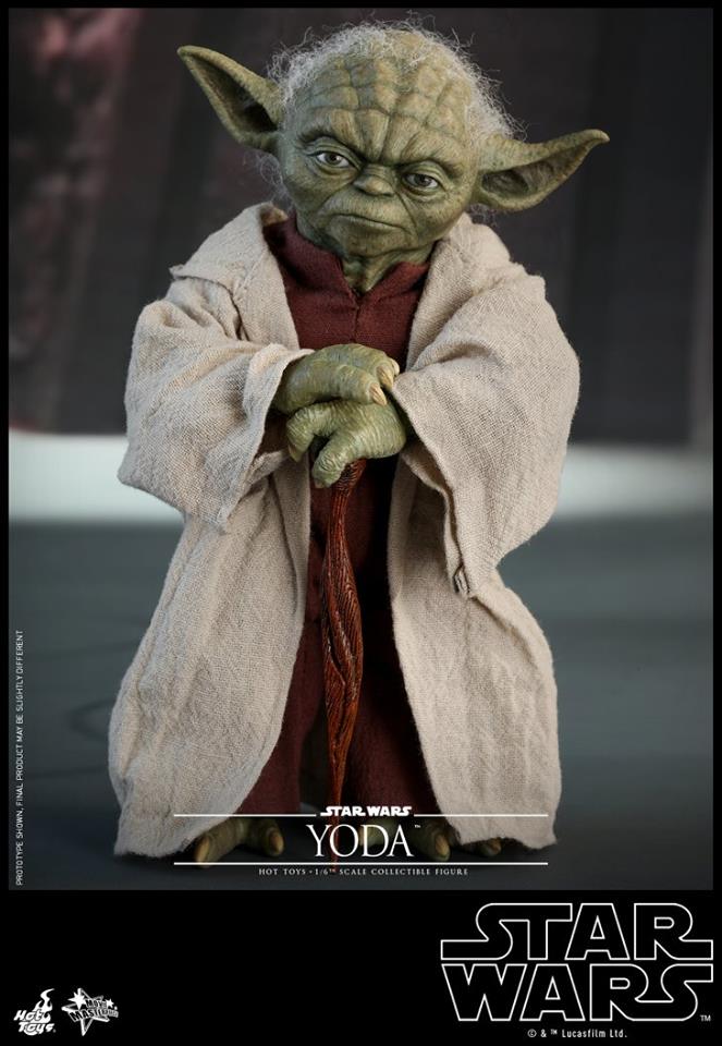 Hot Toys SW EP 2 - 1/6th scale Yoda Collectible Figure. Yoda_e28