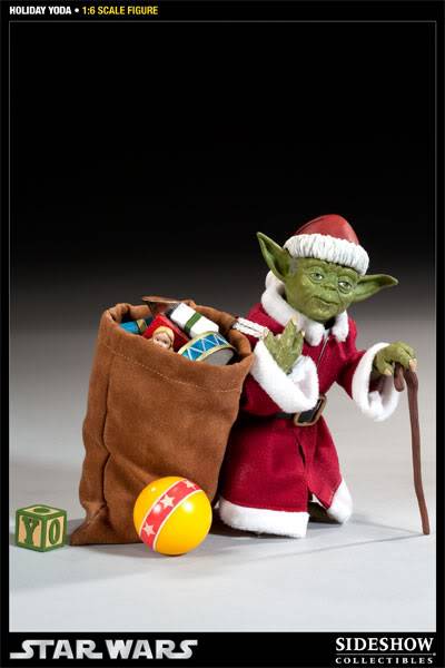 The Holiday Yoda 1:6 Scale Figure - Sideshow Collectibles Yoda_h11