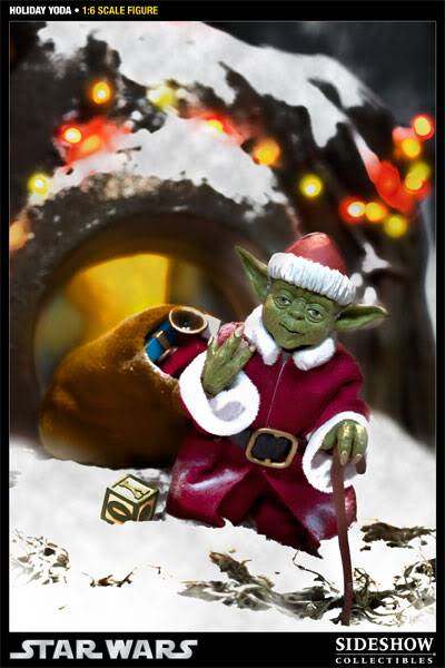 The Holiday Yoda 1:6 Scale Figure - Sideshow Collectibles Yoda_h15