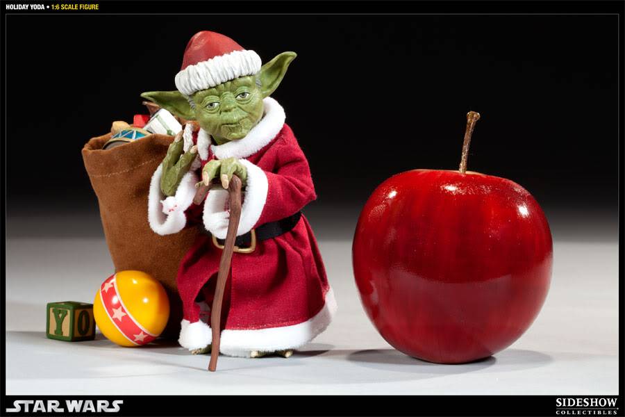 The Holiday Yoda 1:6 Scale Figure - Sideshow Collectibles Yoda_h16