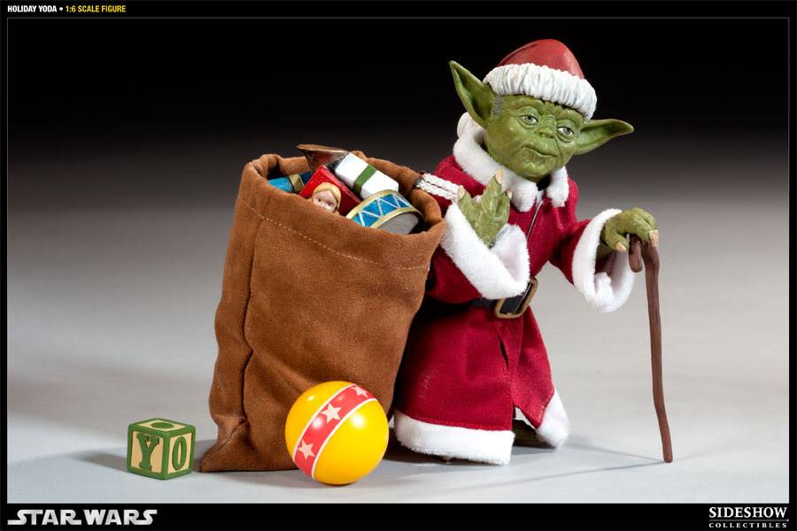 The Holiday Yoda 1:6 Scale Figure - Sideshow Collectibles Yoda_h17