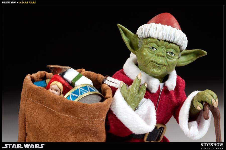 The Holiday Yoda 1:6 Scale Figure - Sideshow Collectibles Yoda_h18