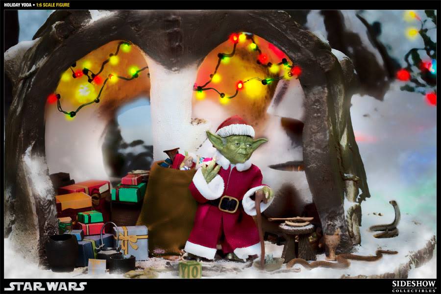 The Holiday Yoda 1:6 Scale Figure - Sideshow Collectibles Yoda_h19