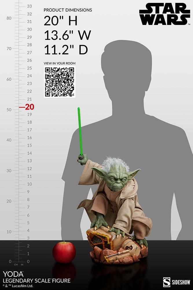 Yoda Legendary Scale Star Wars Figure - Sideshow Yoda_l22