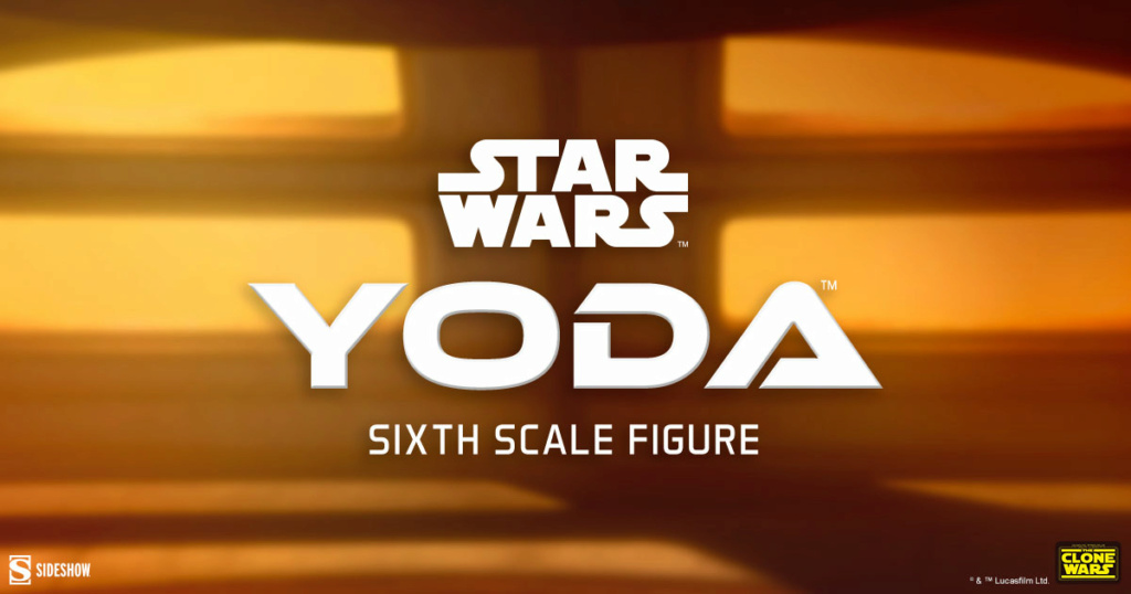 Yoda (Star Wars The Clone Wars Version) Sixth Scale Figure - Sideshow Colle Yode_t10